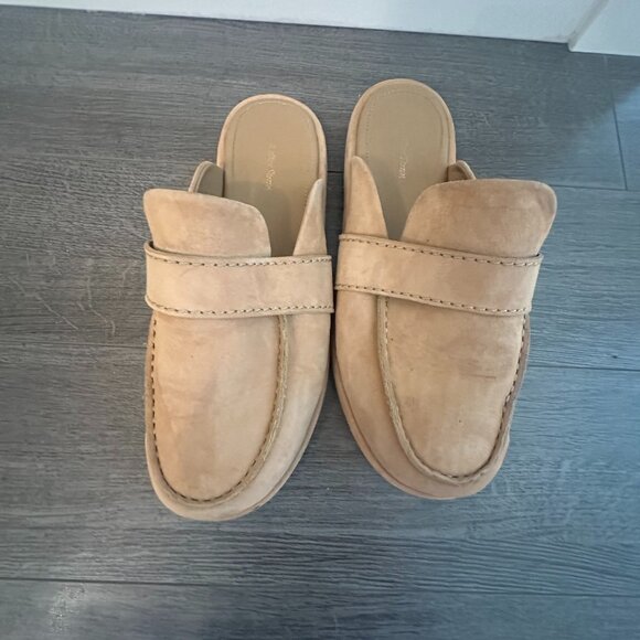 & Other Stories Women's Suede Flatform Slippers - 8, in Brown - Picture 3 of 5